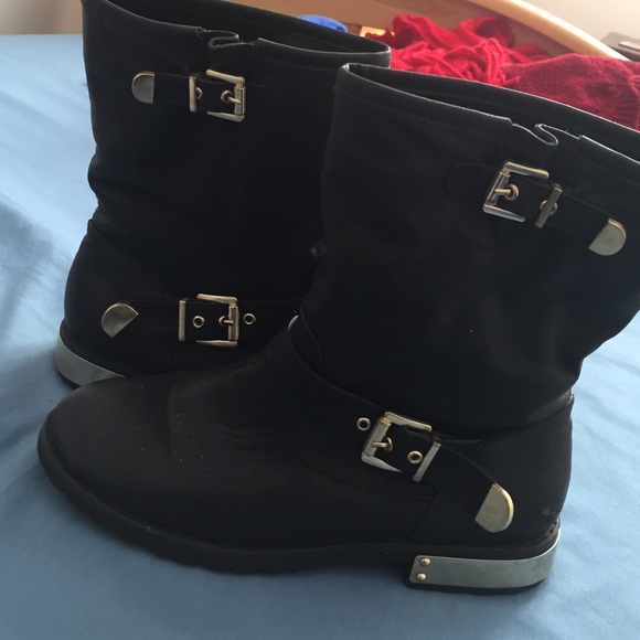 Bamboo Black Booties