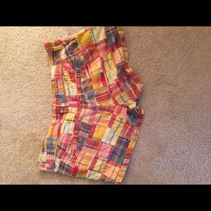 American Eagle Madras shorts! Fit like a size 12!