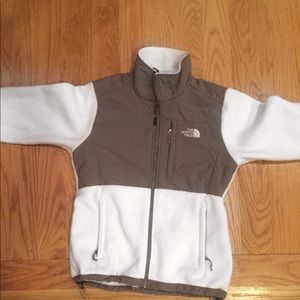 white north face jacket