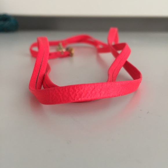 Chic hot pink, wrap bracelet