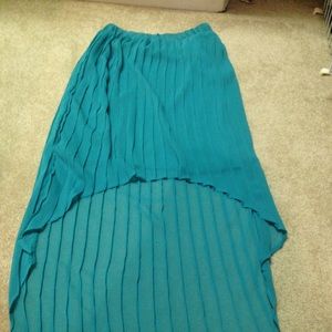 High Low Maxi Skirt