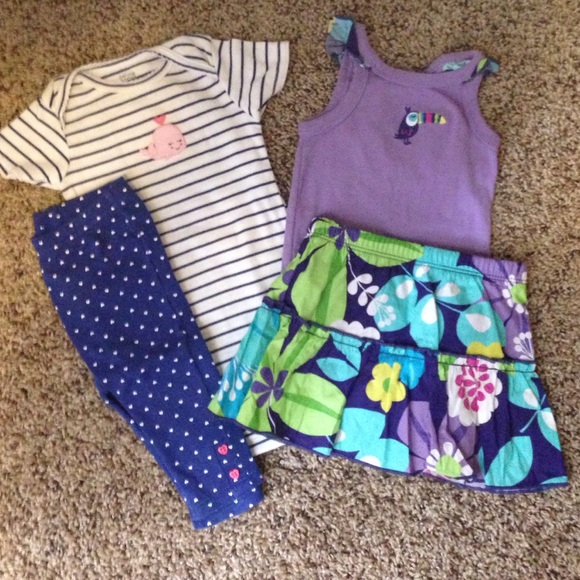 SOLD Two Infant Girl Sets 6M and 9M SOLD
