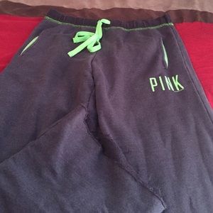 Pink sweatpants
