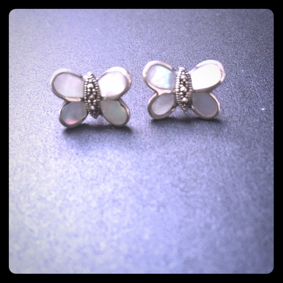 Bundle for @cmwh Sterling silver butterfly earring
