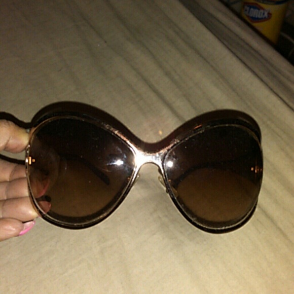Versace oversized sunglasses
