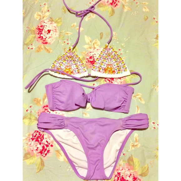 One Victoria secret top and one bottom