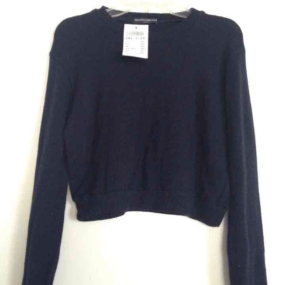 Navy blue brandy sweater
