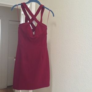 Tobi Captive Bodycon dress size M in color "Berry"
