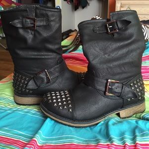 Black boots from Charlotte Russe