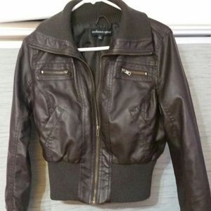 Brown Moto jacket