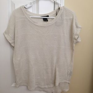 cream colored knit top 💋