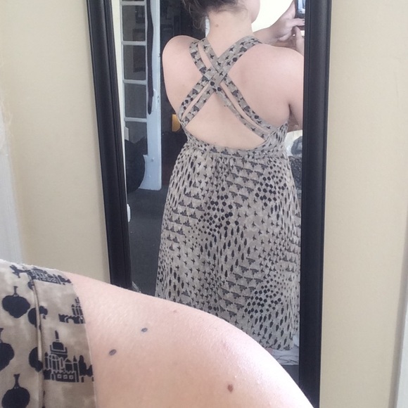 Blue Rain print dress - Picture 4 of 4