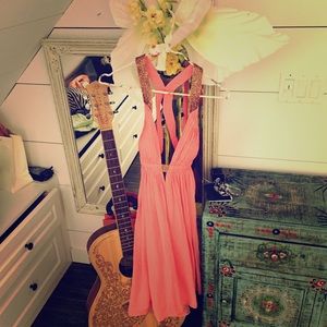 Aidan Mattox silk chiffon dress NEVER WORN