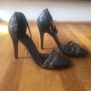 Zara sandals, 4 inch