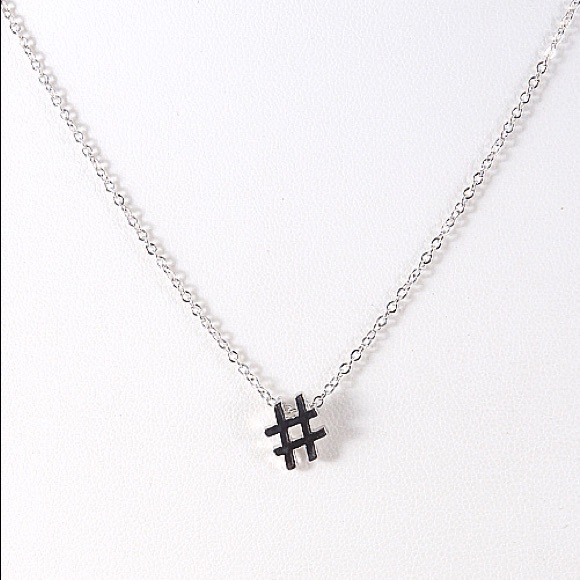 Hannah Beury Jewelry - Hashtag Necklace