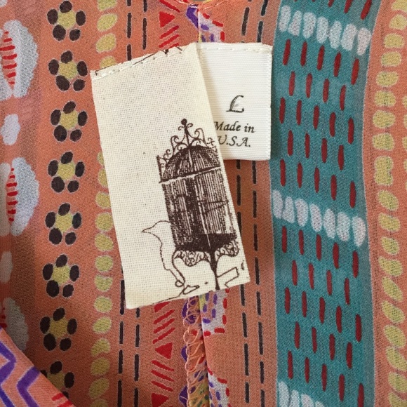 ⭐️REDUCED⭐️Tribal/funky/fun print tank top - Picture 2 of 3