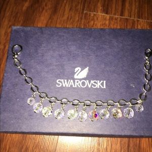 Swarovski dangling crystal bracelet
