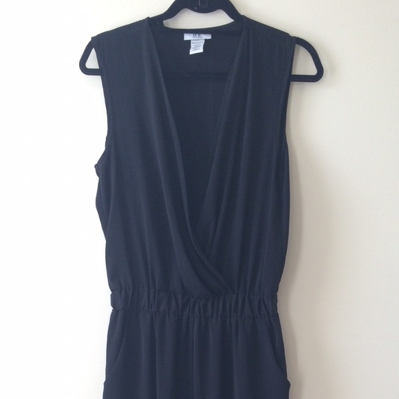 Joe B black romper with pockets - Picture 3 of 4