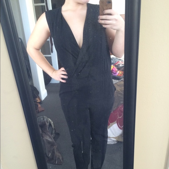 Joe B black romper with pockets - Picture 4 of 4