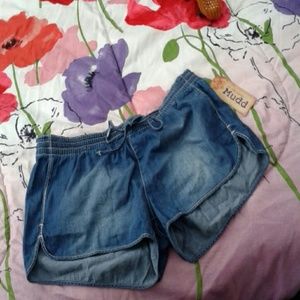 Denim shorts
