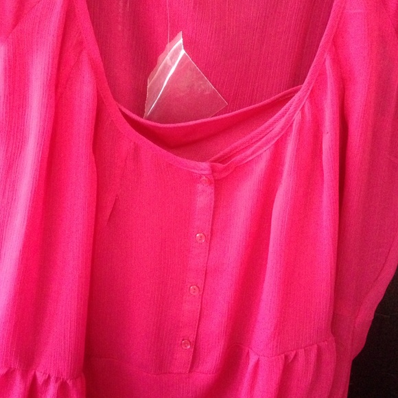 Flowy A-Line Short Dress. Size XL Petite - Picture 3 of 3