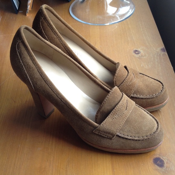 Talbots a suede high heels