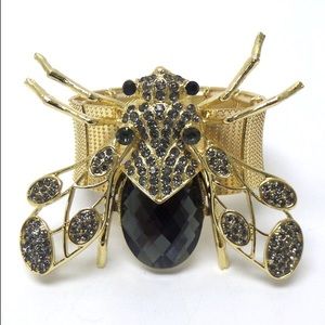 Unique stretchy scarab bracelet