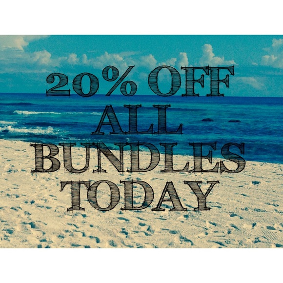 20% off Bundles Today March 8, 2015