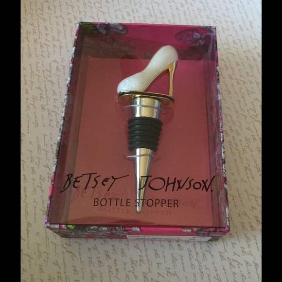 NEW - Betsey Johnson 🍷 Wine Bottle Stopper 🍷 - Picture 2 of 3