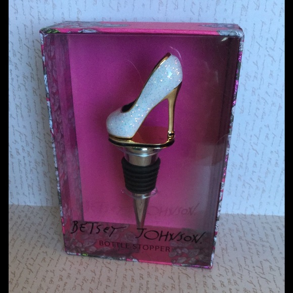 NEW - Betsey Johnson 🍷 Wine Bottle Stopper 🍷 - Picture 3 of 3