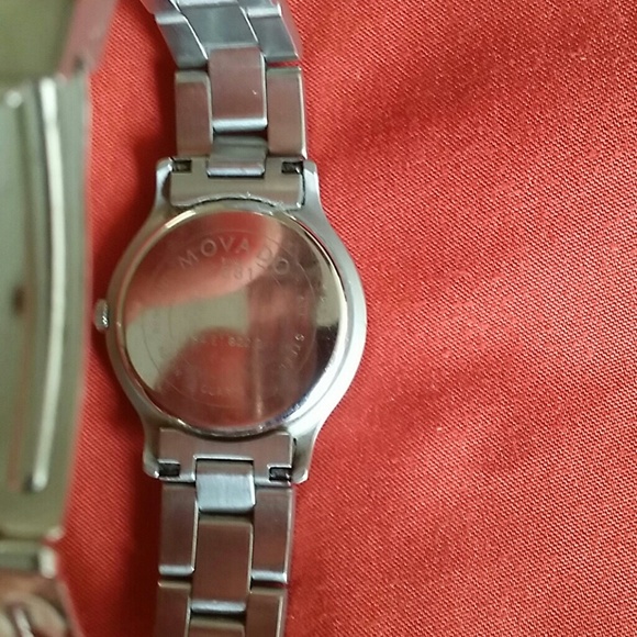 Movado *Stainless steel band w/Black face* - Picture 2 of 3