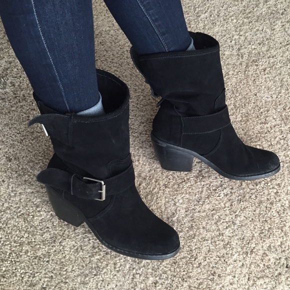 Dolce Vita Boots - DOLCE VITA suede booties with buckles sz 8.5