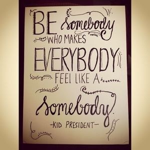 Hand painted inspirational canvas