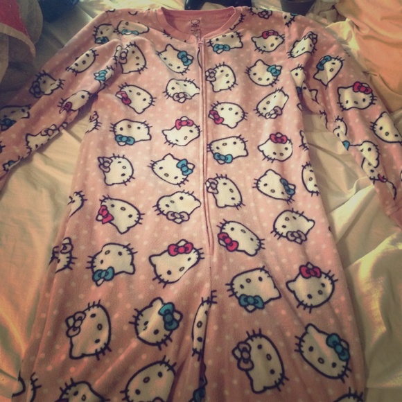 Hello Kitty Foot Pajamas