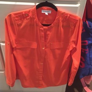 Calvin Klein size sm blouse