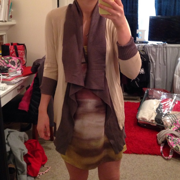 Cream cardigan