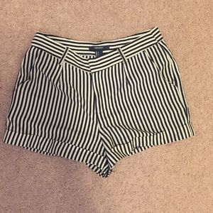 Forever 21 pinstriped shorts