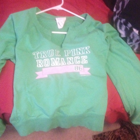 Green Victoria's Secret  PINK sweater