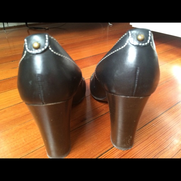 Rafe, Black, pumps with buckle, size 38.5. - Picture 3 of 3