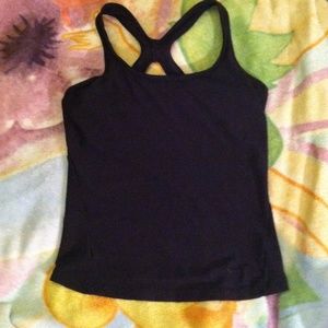 Black Nike workout tank