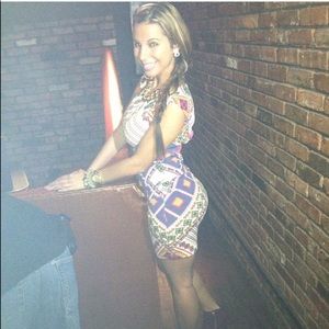 Multi colored midi dress by rampage