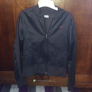 Gray Nike Bling Zip-Up Jacket