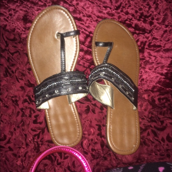 Black sandals