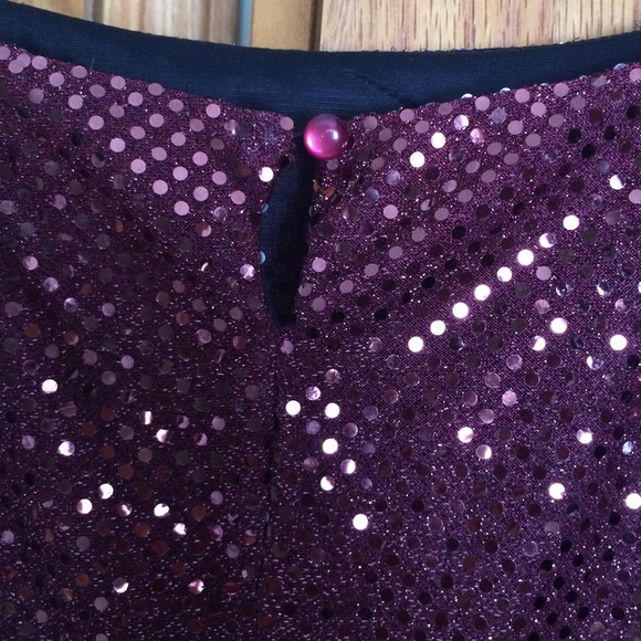 SEQUIN DRESS WITH SPAGHETTI STRAPS- Button closure - Picture 3 of 4
