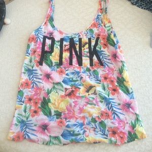🌴🌴🌴Low back Hawaiian PINK tank🌴🌴🌴