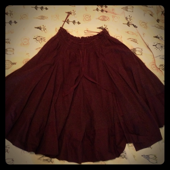 Anthropologie swing skirt.