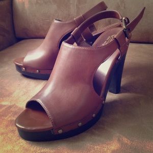 Chaps peep toe heels
