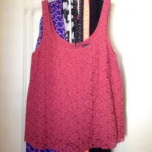 Lace tank top