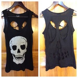 Skull Top Cutout Back