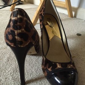 Michael leopard print heels